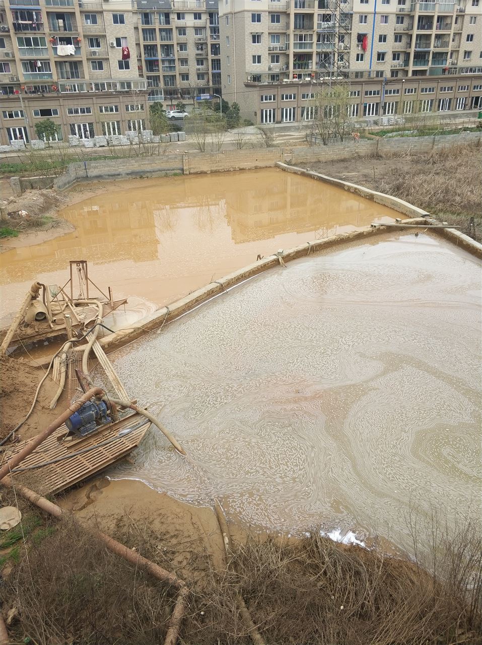 阿瓦提沉淀池淤泥清理-厂区废水池淤泥清淤